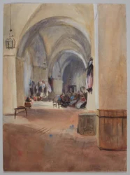 Dentro una fabbrica di tabacco a Siviglia, c.1900