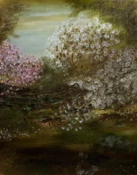 Giardino dei fiori primaverili