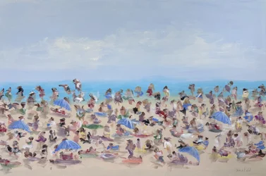 Spiaggia affollata d