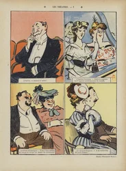 Teatri. Illustrazione per Le Rire