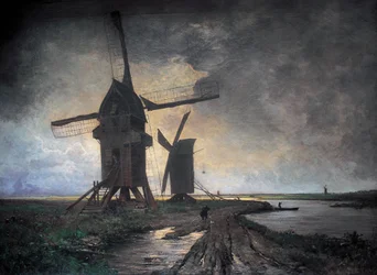 Mulino nella pianura di Lille. 1877