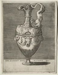 Brocca ornata con delfini, 1543