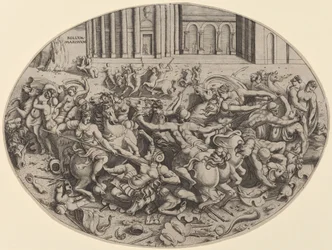 La battaglia delle Amazzoni (recto)