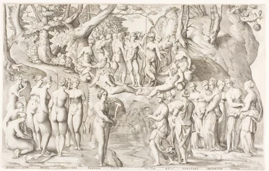 La disputa tra le Muse e le figlie di Pierio sul Parnaso