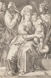 La Sacra Famiglia con Sant
