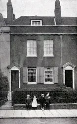 387, Commercial Road, Portsmouth, Hampshire, luogo di nascita di Charles Dickens il 7 febbraio 1812