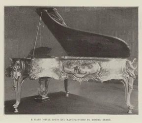 Un pianoforte (stile Luigi XV) fabbricato da Messers Erard