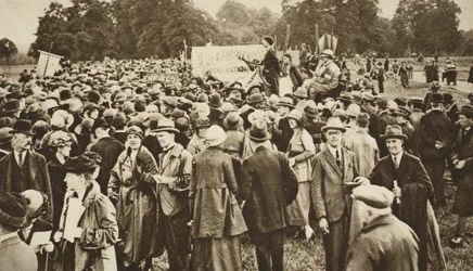 Riunione contro la guerra a Hyde Park