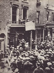 Attacco a un negozio tedesco a Londra, c.1914
