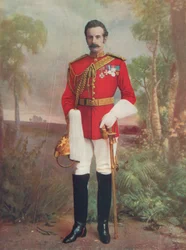 Brigadiere Generale Douglas M. B. H., Conte di Dundonald. Comandante di una brigata montata in Sud Africa