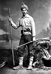 Cacciatore britannico in India, c.1870