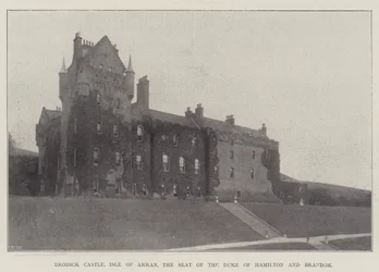 Castello di Brodick, Isola di Arran, la Residenza del Duca di Hamilton e Brandon