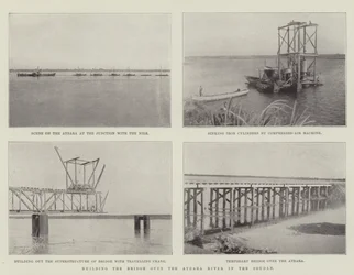 Costruzione del ponte sul fiume Atbara in Sudan