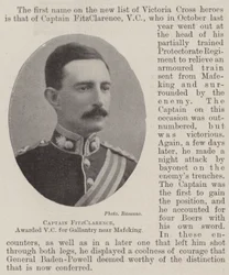 Capitano FitzClarence, premiato con la VC per il coraggio vicino a Mafeking