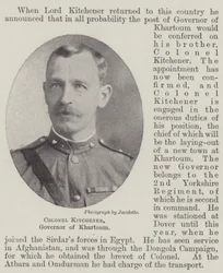Colonnello Kitchener, governatore di Khartoum