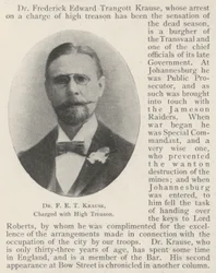 Dr F E T Krause, accusato di alto tradimento