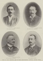 Quattro degli uomini principali del Johannesburg National Reform Union