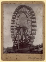 Vista generale della Grande Ruota, Earls Court, Londra