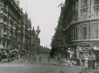 Veduta generale di Northumberland Avenue