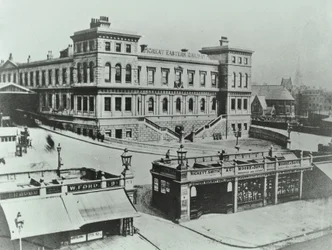 Great Eastern Terminus a Bishopsgate: esterno, 1862