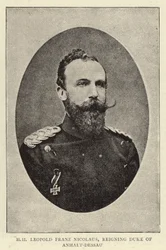 H H Leopoldo Franz Nicolaus, Duca regnante di Anhalt-Dessau