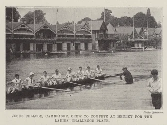Jesus College, Cambridge, Equipaggio per competere a Henley per il Ladies Challenge Plate