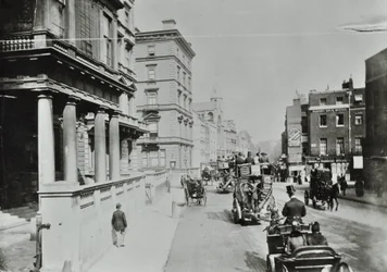 Knightsbridge, Westminster LB: vista verso est da Albert Gate, 1890