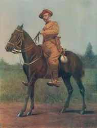Tenente colonnello E. C. Bethune. Comandante della fanteria montata di Bethune