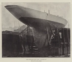 Il nuovo yacht di Lord Dunraven, Valkyrie III