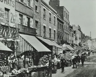 Lower Marsh: vista verso est, 1896