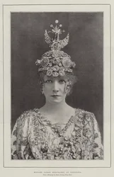 Madame Sarah Bernhardt come Teodora