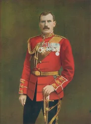Magg.-Generale Hector A. MacDonald. Comandante della 3ª Brigata (Highland) con Lord Methuen