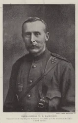 Maggiore Generale W H Mackinnon, comandante dei City Imperial Volunteers e autore di The Journal of the CIV in South Africa