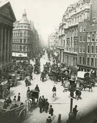 Mansion House e Cheapside, Londra, c. 1900