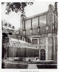 Casa di Mr. Alma Tadema, lato nord, 34 Grove End Road, Londra, 1889