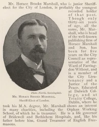 Mr Horace Brooks Marshall, sceriffo eletto di Londra