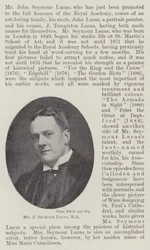 Il signor J Seymour Lucas, RA
