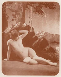 Arte nudista: Signora del lago