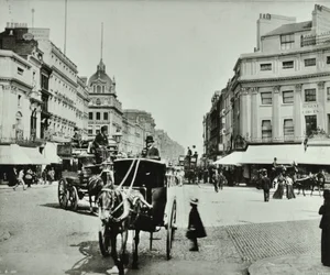 Oxford Circus, Westminster LB: vista verso est, 1890