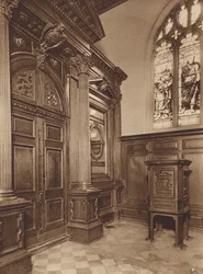 Oxford: Lincoln College, lo schermo della cappella