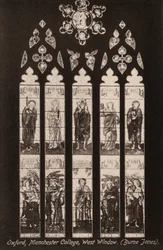 Oxford, Manchester College, Finestra Ovest, Burne Jones