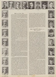 Gara di canottaggio Oxford e Cambridge, equipaggi