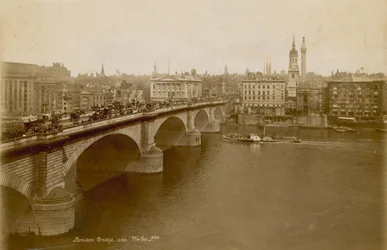 Foto del London Bridge, c. 1900