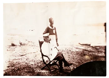Fotografia da un album appartenente a Henry Morton Stanley