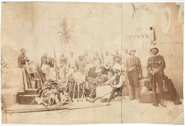 Fotografia da un album appartenente a Henry Morton Stanley