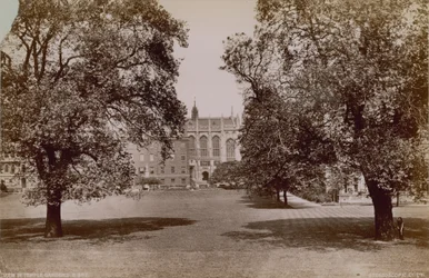 Cartolina con una vista dei Temple Gardens