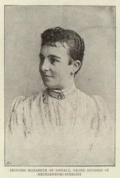 Principessa Elisabetta di Anhalt, Granduchessa di Mecklenburg-Strelitz