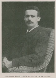 Professor Niels Finsen, inventore della cura della luce