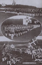 Rievocazione della Battaglia di Dettingen, combattuta in Baviera nel 1743 durante la Guerra di Successione Austriaca