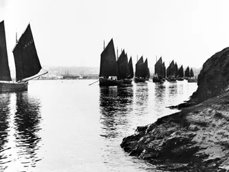 Regata, estuario di Hayle, c.1890